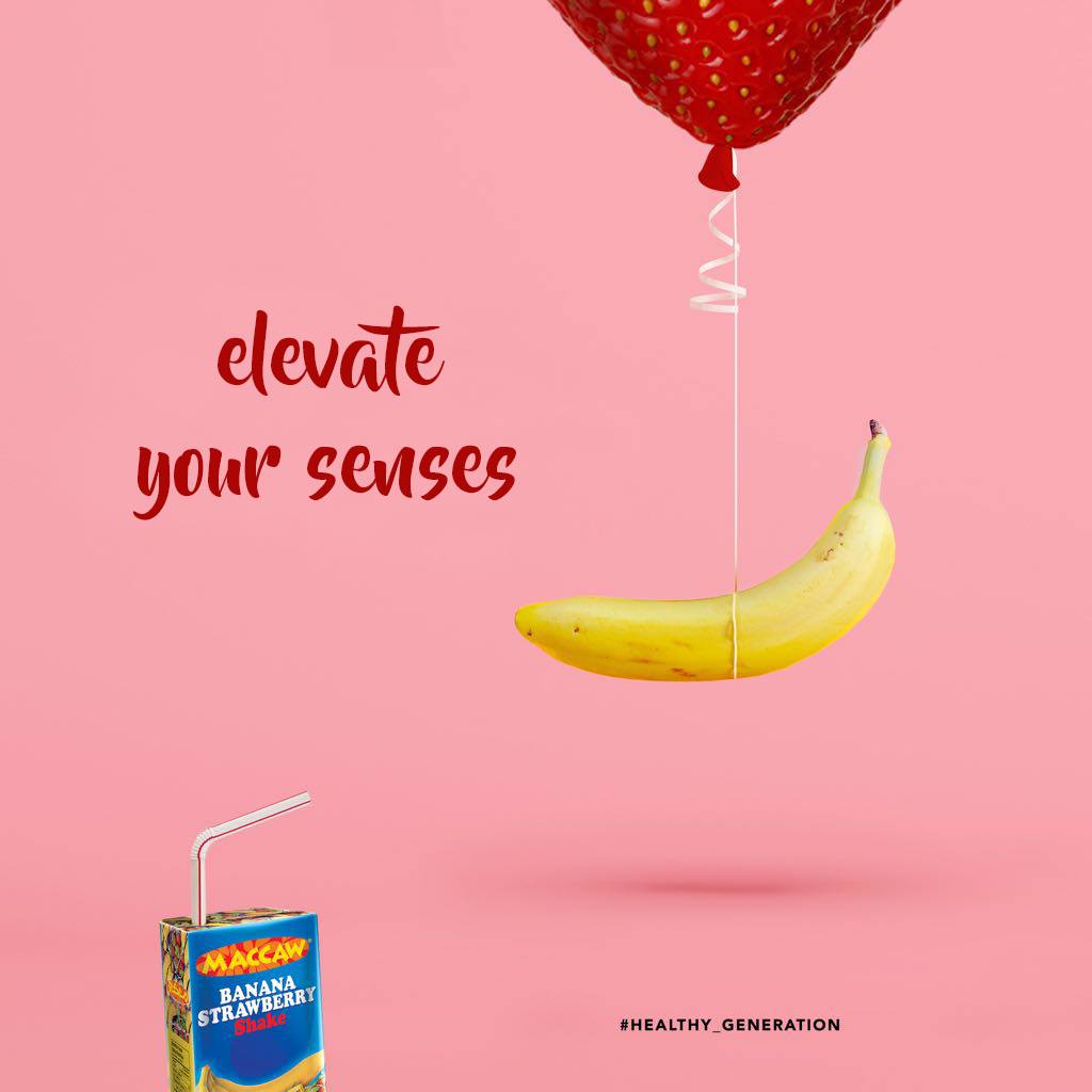 Maccaw Banana Strawberry Shake | 180ml Box | 200g Box