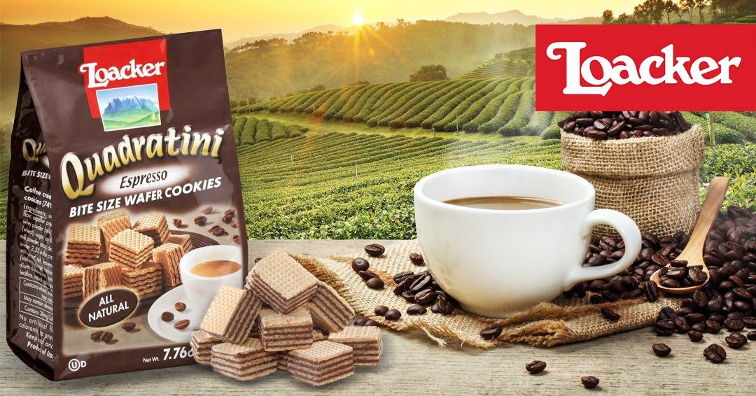 Loacker Sandwich Mini Wafer Espresso | 110g Bags