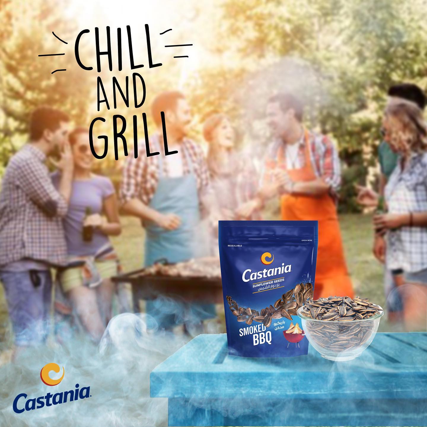 Castania Smoked BBQ Seeds | 150g