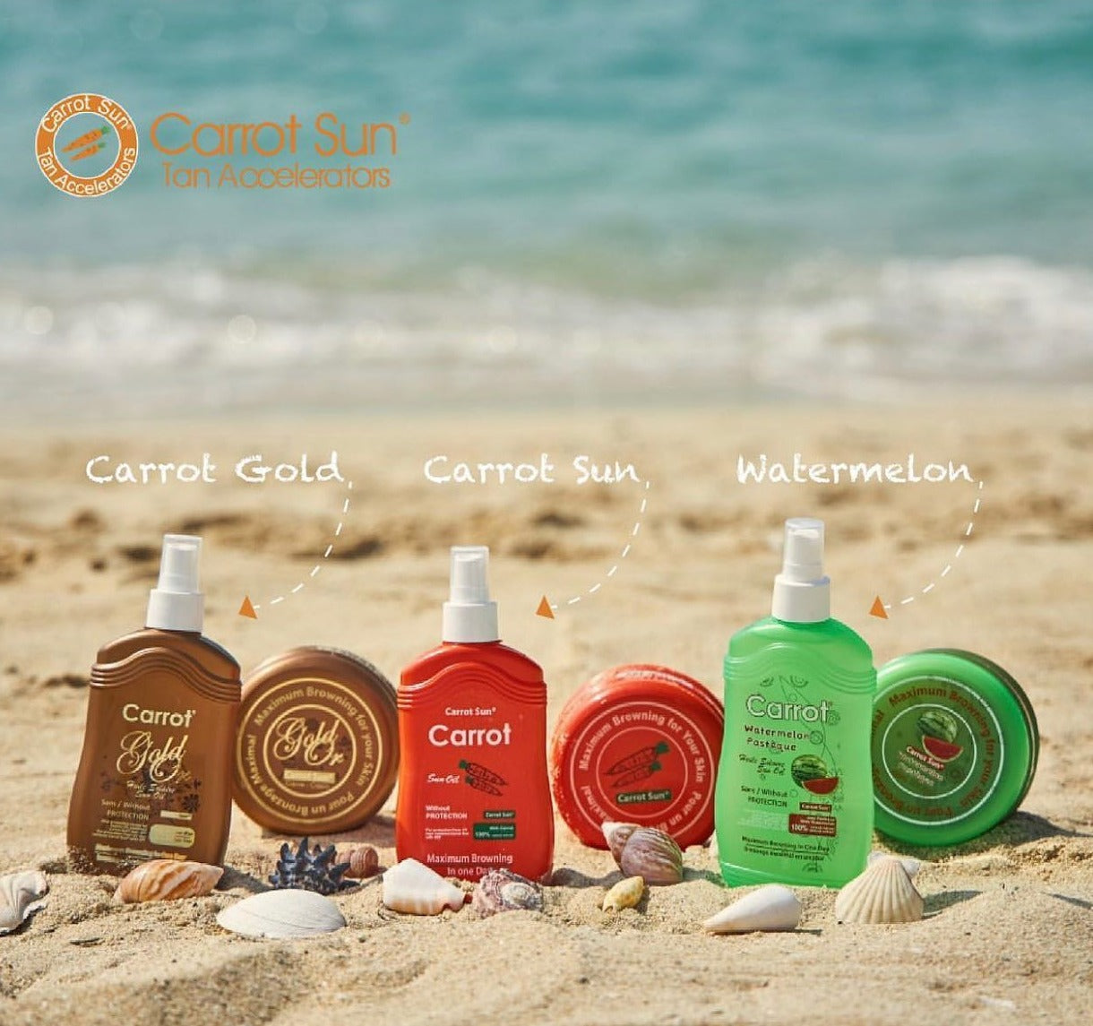 Carrot Sun Original Tanning Oil | 200ml Spraybottle | 200g