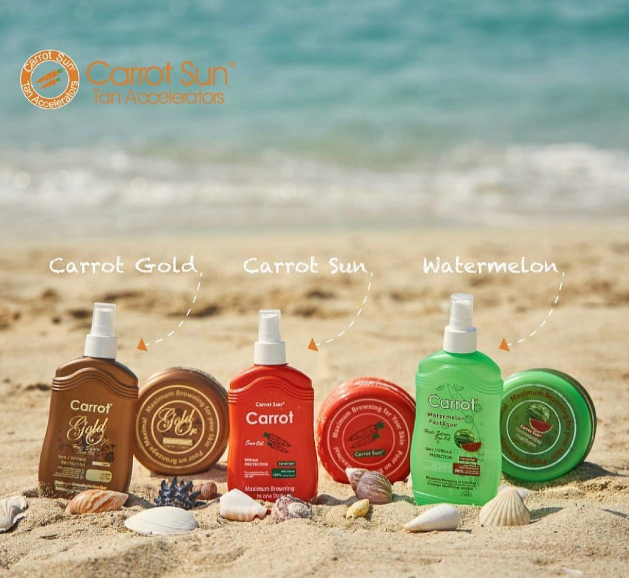 Carrot Sun Gold Tanning Oil | 200ml Spraybottle | 200g