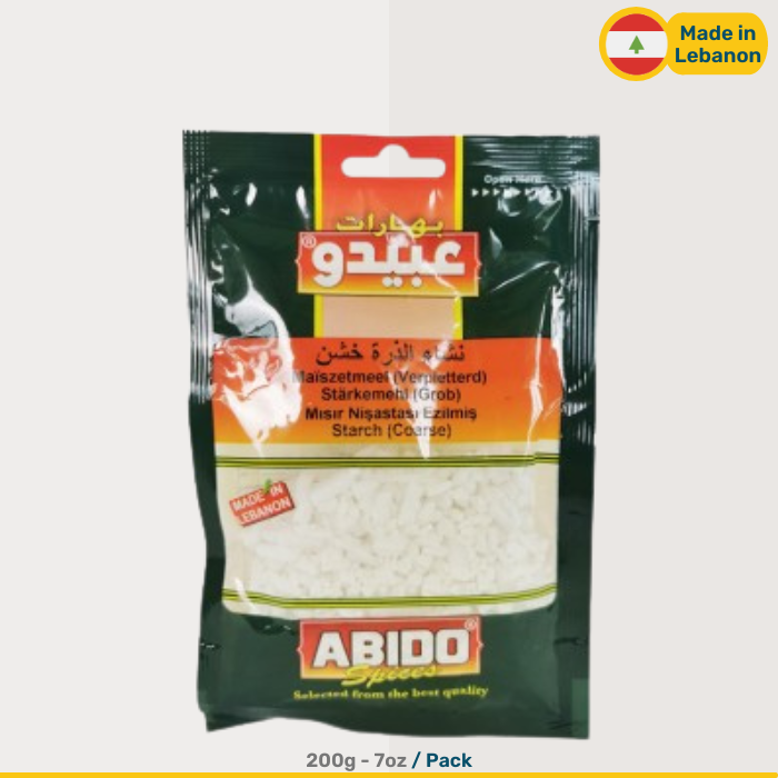 Abido Coarse Corn Starch | 200g Packs