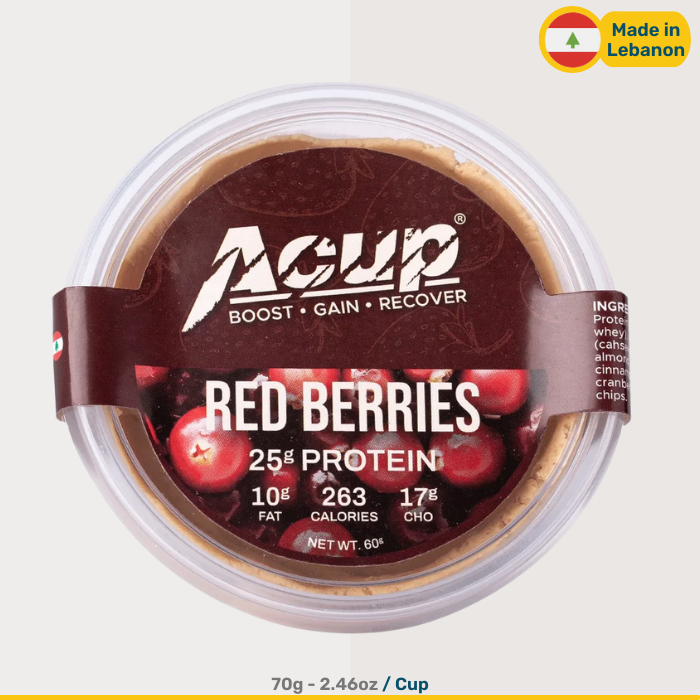 Acup Red Berries Protein Cup | 70g Cups