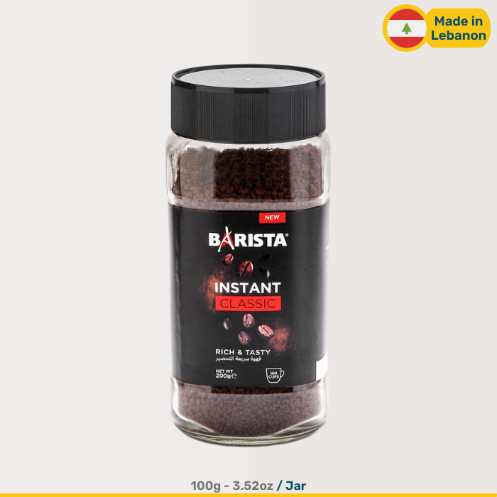 Lebanese Barista Classic Instant Coffee | 100g Jars