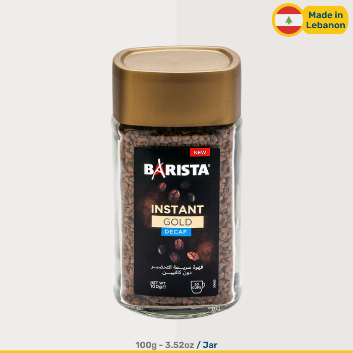 Lebanese Barista Decaf Gold Instant Coffee | 200g Jars