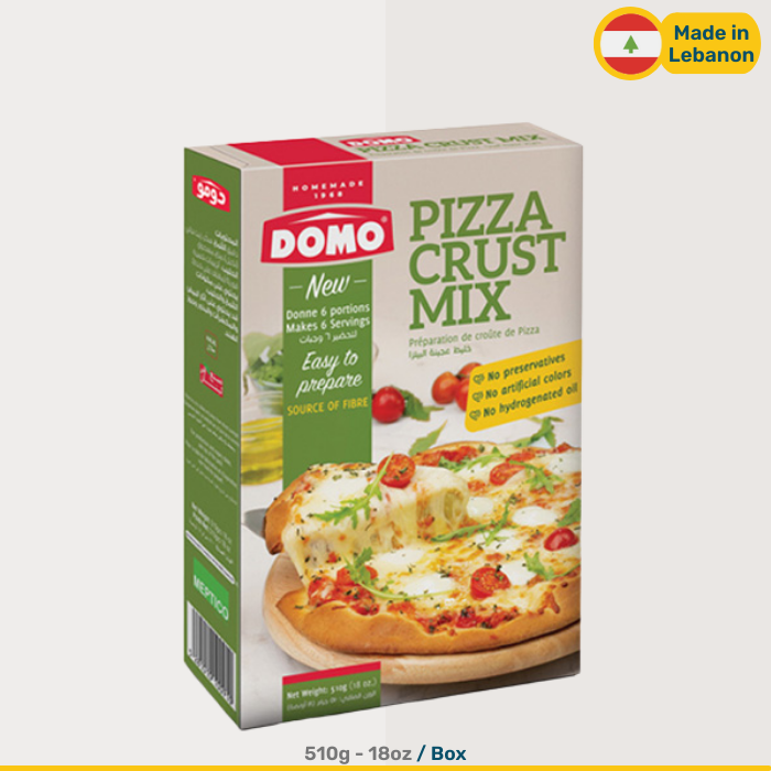 Domo Pizza Crust Mix | 550g Boxes
