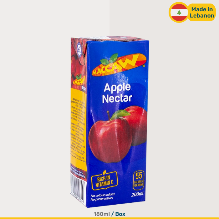 Maccaw Apple Juice | 180ml Box | 180g Box