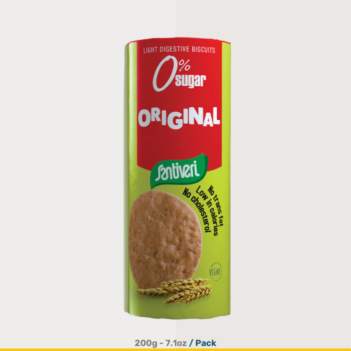 Santiveri Light Digestive Biscuits Original | 220g Packs