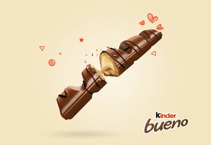 Kinder Bueno | Box of 12 Bars | 522g Box