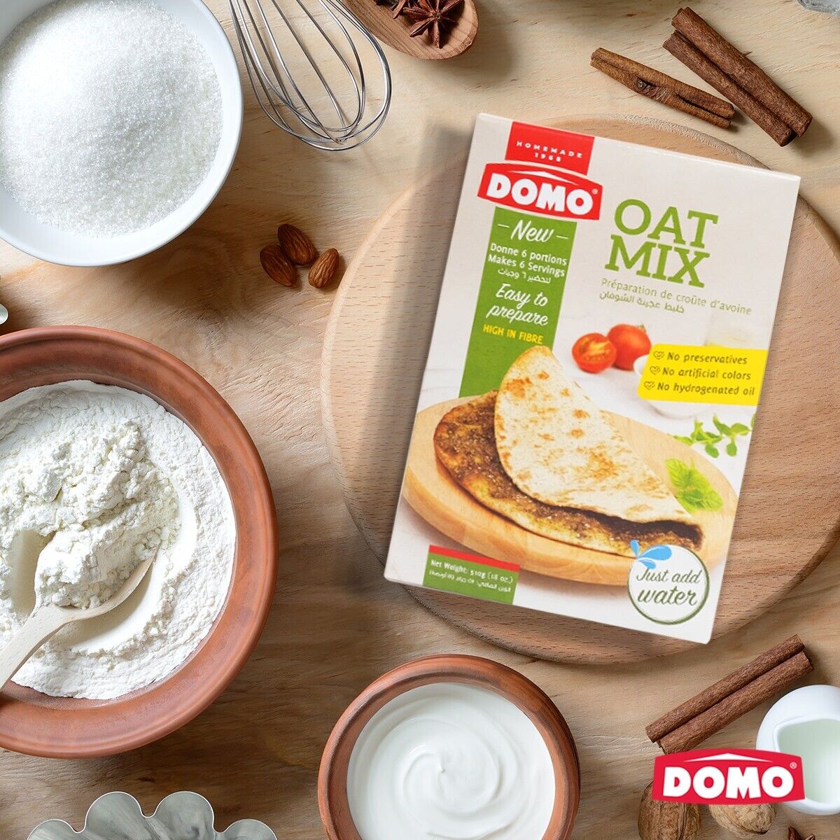 Domo Oat Mix | 550g Boxes