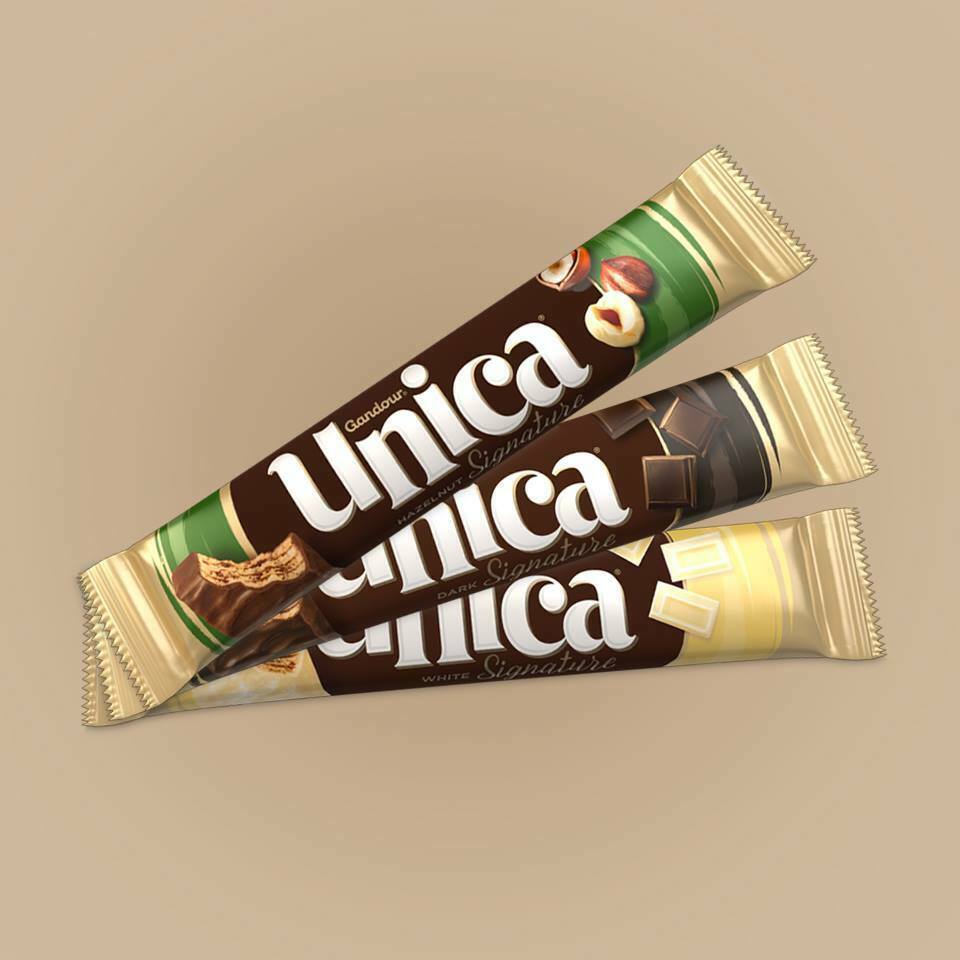Gandour Unica Signature Hazelnut | 37g Bars