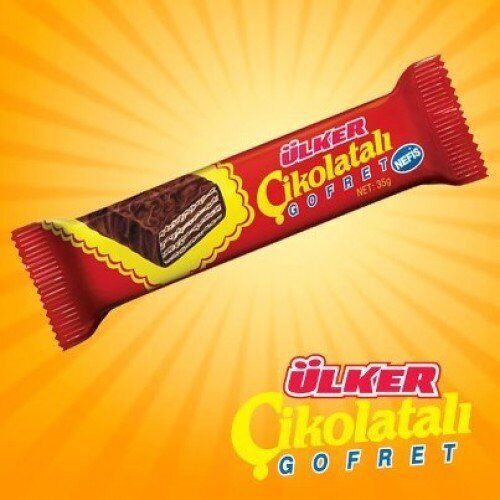 Ülker Cikolatali Gofret | Box of 36 Bars | 1080g Box