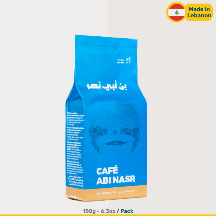 Lebanese Café Abi Nasr Coffee | Decaf | 180g Packs