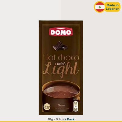 Lebanese Domo Hot Chocolate Light Dark Chocolate | 10g Packets