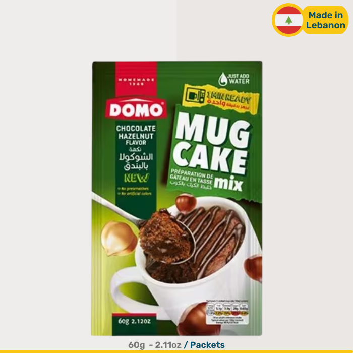 Lebanese Domo Mug Cake Hazelnut | 60g Packets