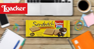 Loacker Sandwich Chocolate Wafer | 75g Packs
