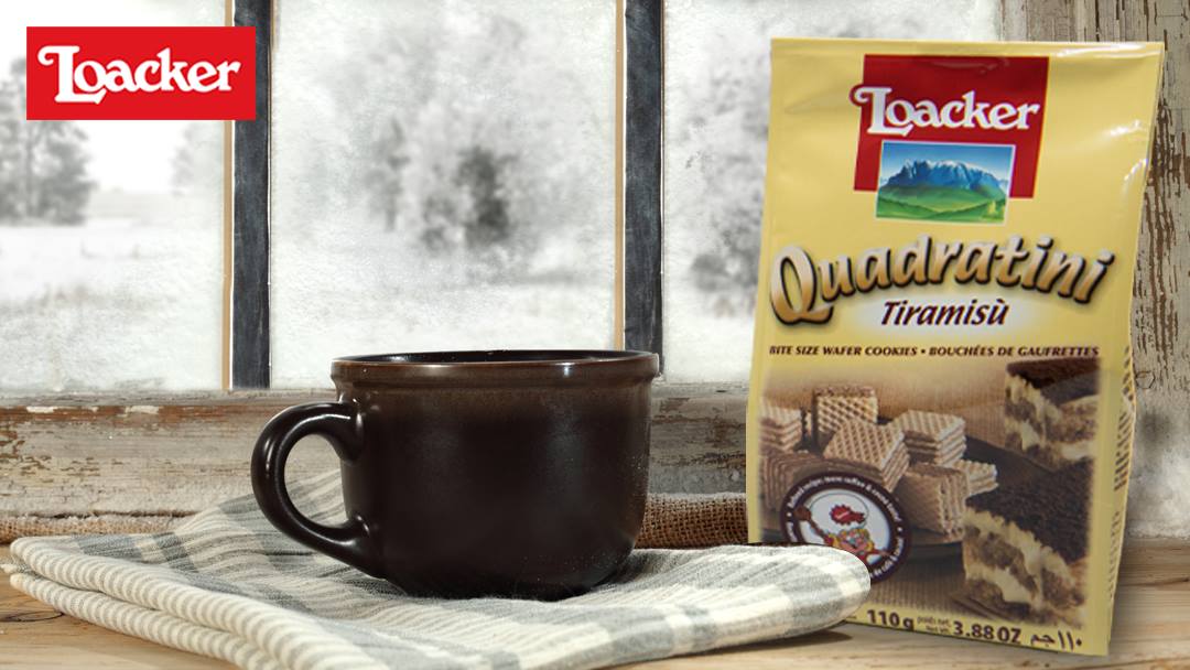 Loacker Sandwich Mini Wafer Tiramissu | 110g Bags