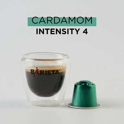 Barista Espresso Coffee Capsules | Cardamom | 20 Capsules | 165g Boxes