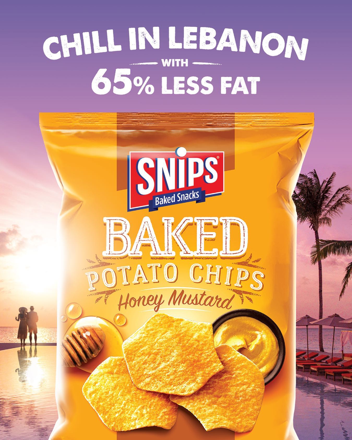Delicious Snips Honey Mustard Baked Chips Healthy Baked Snacks