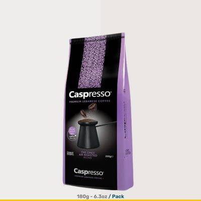 Caspresso Premium Grounded Coffee | 180g Packs