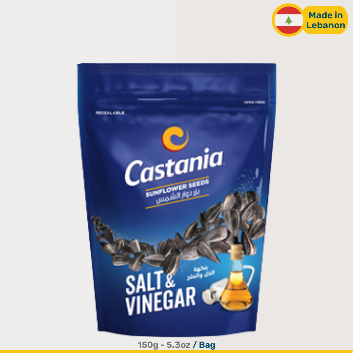 Castania Salt and Vinegar Sunflower Seeds | 150g
