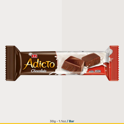 Eti Adicto Milk Chocolate | 37g Bars