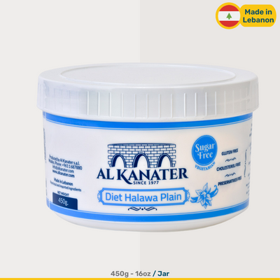 Al Kanater Halawa Plain Diet | 500g Jars