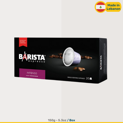 Barista Espresso Coffee Capsules | Intenso | 20 Capsules | 165g Boxes