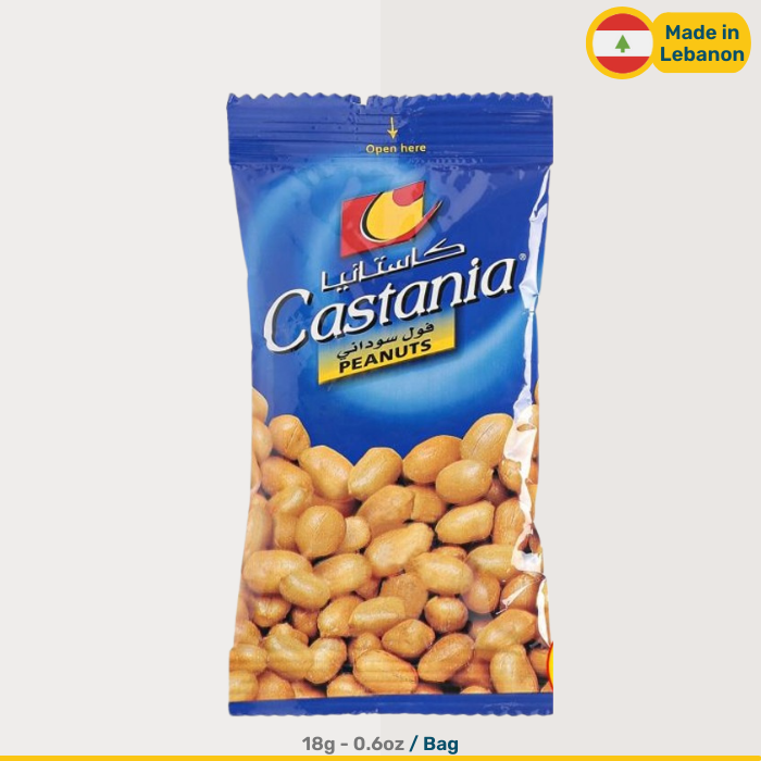 Castania Salted Peanuts | 25g Packs