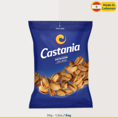 Castania Salted Pistachios | 35g Packs