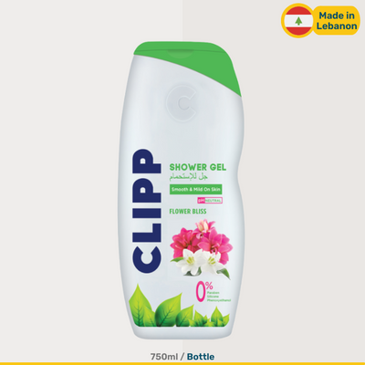 Clipp Flower Bliss Shower Gel | 750ml Bottle | 900g Bottles
