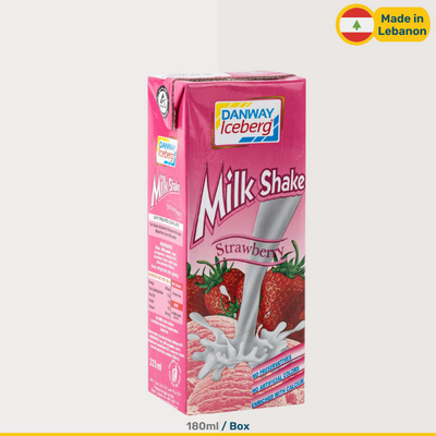 Danway Iceberg Strawberry Milkshake | 180ml Box | 200g Box