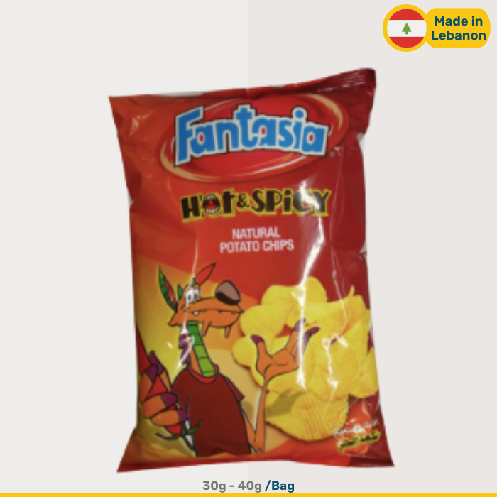 Fantasia Hot & Spicy Chips | 40g Bags