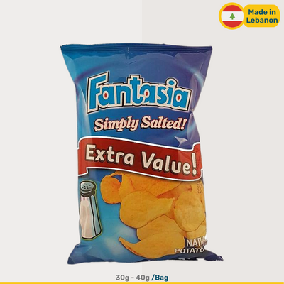 Fantasia Salt Chips | 40g Bags