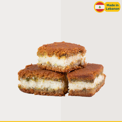 Maamoul Madd Ashta with Pistachio Layers | 1.5 Kg