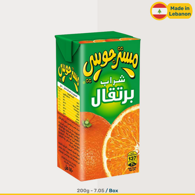 Mr. Juicy Orange Juice | 180ml Boxes | 200g Box
