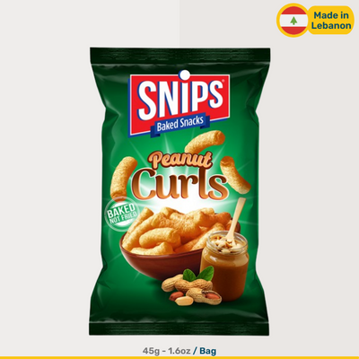 Snips Peanut Curls | 30g Bags