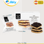 Taqa Oat Cookies Dark Chocolate Vermicelli | 4 Packs/Box | 200g Boxes