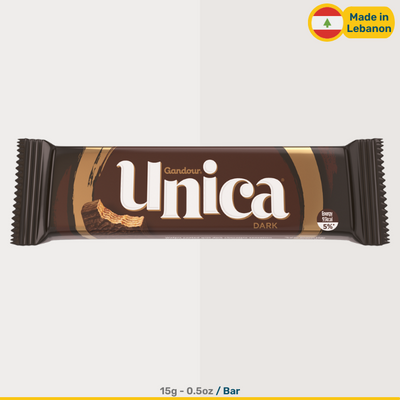 Gandour Unica Dark Chocolate Wafer | 30g Bars