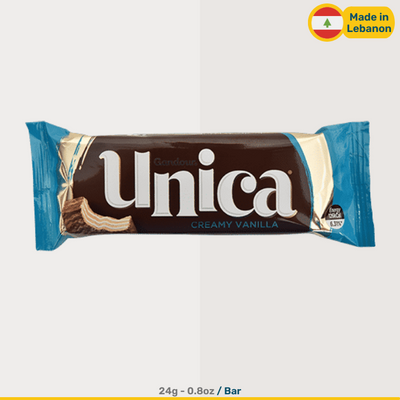 Gandour Unica Vanilla Chocolate Wafer | 30g Bars