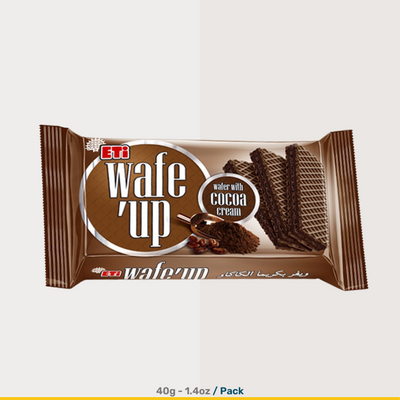 Eti Wafe Up Cocoa Wafer | 45g Packs