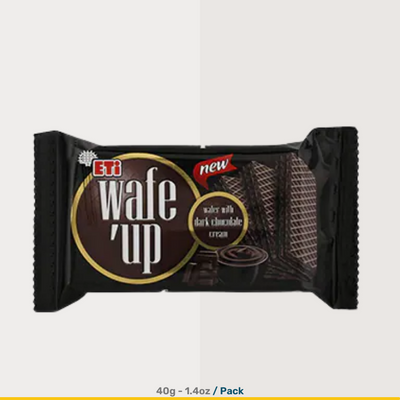 Eti Wafe Up Dark Chocolate Wafer | 45g Packs