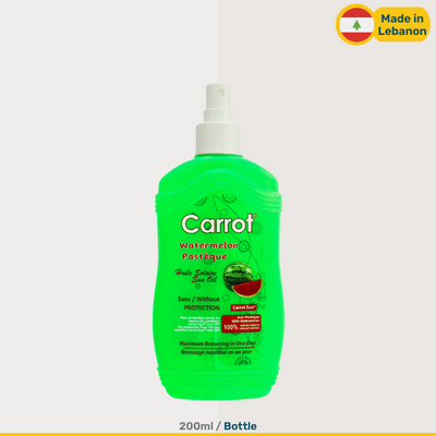 Carrot Sun Watermelon Tanning Oil | 200ml Spraybottle | 200g