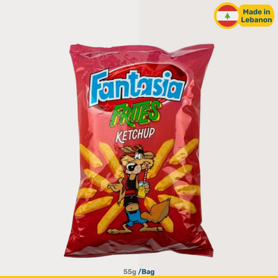 Fantasia Ketchup Chips | 55g Bags