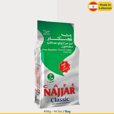 Najjar Ground Coffee | With Cardamom | 400g Bags Grounded Coffee