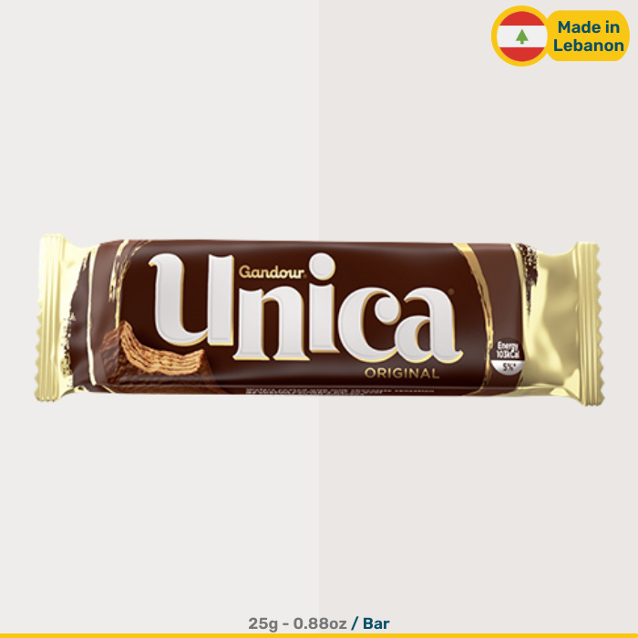Gandour Unica Original Chocolate Wafer | 30g Bars