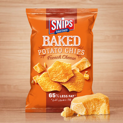 Snips French Cheese Baked Chips| 30g Bags