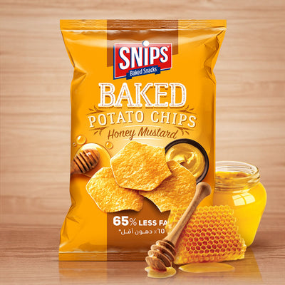 Snips Honey Mustard Baked Chips | 30g Bags