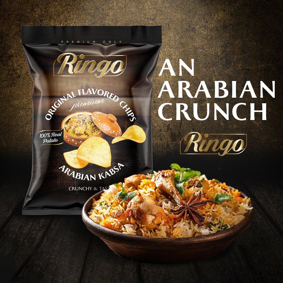 Lebanese Ringo Kabsa Gold Chips | 30g Bags