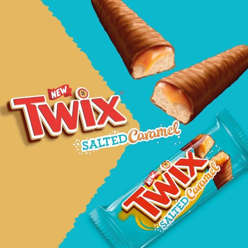 Twix Salted Caramel | 30 Bars/Box | 1380g Box